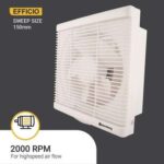 atomberg Efficio 150mm (sweep size) BLDC motor Energy Saving Exhaust Fan (White)