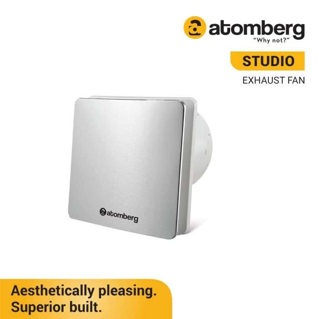atomberg Studio 150mm BLDC motor Energy Saving Exhaust Fan (Stainless Steel)