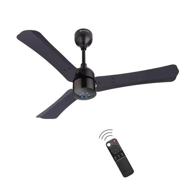 atomberg Renesa+ 900mm BLDC Motor 5 Star Rated Ceiling Fans for Home with Remote Control | Upto 65% Energy Saving High Speed Fan with LED Lights | 2+1 Year Warranty (Earth Brown)