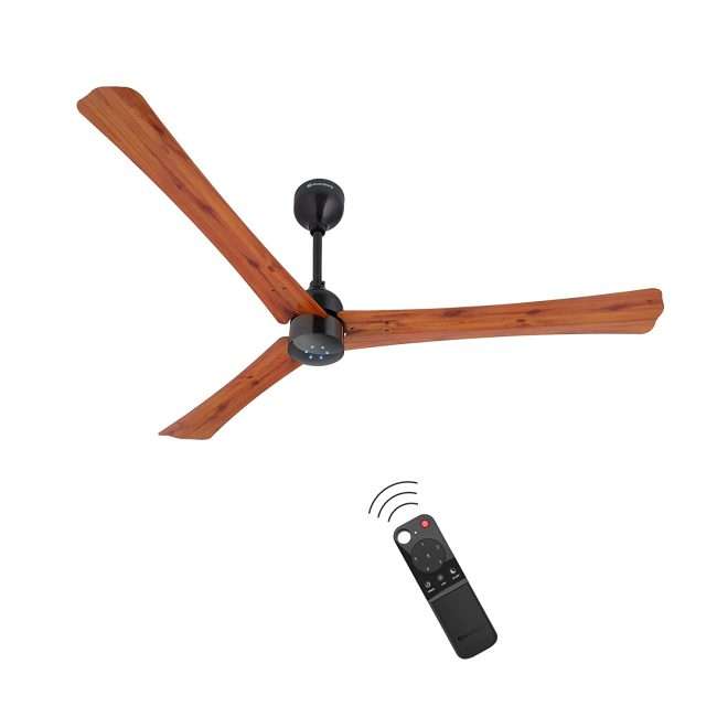 atomberg Renesa+ 1400mm 32W BLDC motor Energy Saving Fan with Remote Control (Golden Oak Wood)