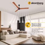 atomberg Renesa+ 1400mm 32W BLDC motor Energy Saving Fan with Remote Control (Golden Oak Wood)