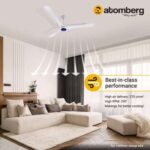 atomberg Renesa+ 1400mm BLDC Motor 5 Star Rated Ceiling Fans for Home with Remote Control | Upto 65% Energy Saving High Speed Fan with LED Lights | 2+1 Year Warranty (Pearl White)