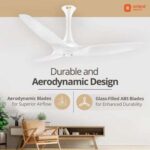 Orient Aeroquiet Ceiling Fan for Home 48 inch 1200mm (White)