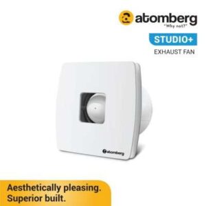 atomberg Studio+ 150mm (sweep size) BLDC motor Energy Saving Exhaust Fan (White)