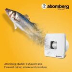 atomberg Studio+ 150mm (sweep size) BLDC motor Energy Saving Exhaust Fan (White)
