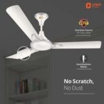 Orient Electric Kiara Shine 1200mm High Speed Ceiling Fan (Pearl Metallic White)