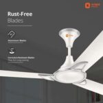 Orient Electric Kiara Shine 1200mm High Speed Ceiling Fan (Pearl Metallic White)