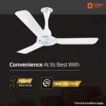 Orient Electric I- Float 1200mm 32W Intelligent BLDC Ceiling Fan for Home | 5 Star Rated Fan | Energy-saving and Cost-saving BLDC Ceiling Fan | 3-year Warranty (White)