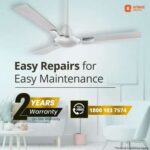 Orient Electric Gratia  1200 MM Deco Fan (Silky Silver)