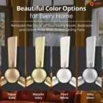 Orient Electric Gratia  1200 MM Deco Fan (Silky Silver)