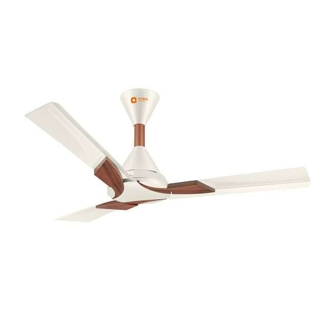 Orient Electric Wendy 1200mm Ceiling Fan (Pearl White/Walnut)