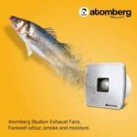 atomberg Studio+ 150mm (sweep size) BLDC motor Energy Saving Exhaust Fan (Stainless Steel)