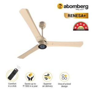 atomberg Renesa+ 1200mm BLDC Motor 5 Star Rated Ceiling Fans
