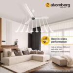 atomberg Renesa+ 1200mm BLDC Motor 5 Star Rated Ceiling Fans for Home with Remote Control | Upto 65% Energy Saving High Speed Fan with LED Lights | 2+1 Year Warranty (Pearl White)