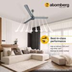 atomberg Renesa+ 1200mm BLDC Motor 5 Star Rated Ceiling Fans for Home with Remote Control | Upto 65% Energy Saving High Speed Fan with LED Lights | 2+1 Year Warranty (Sand Grey)