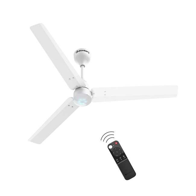 atomberg Renesa 1200mm BLDC Motor 5 Star Rated Ceiling Fans for Home with Remote Control | Upto 65% Energy Saving High Speed Fan with LED Lights | 2+1 Year Warranty (White)