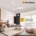 atomberg Renesa 1200mm BLDC Motor 5 Star Rated Ceiling Fans for Home with Remote Control | Upto 65% Energy Saving High Speed Fan with LED Lights | 2+1 Year Warranty (White)