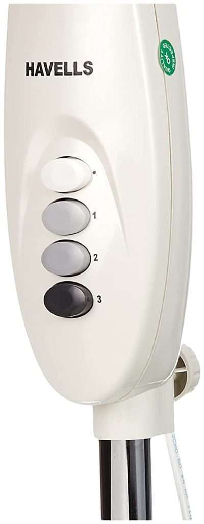 Havells Swing 400mm Pedestal Fan (White)