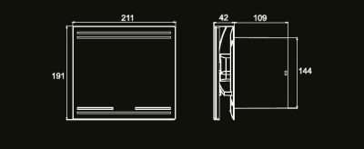 Rexton Exhaust Fan (WHITE, GXR - 150B, RX20281B-6)