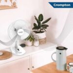 Crompton HighSpeed Torpedo 400-MM 125 Watts Table Fan (KD White)