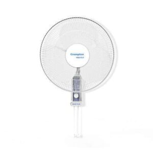 Crompton HighFlo Wave Plus 400-MM (16 inch) 60W - Wall Fan ( White)