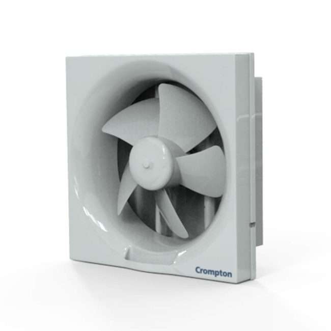 Crompton Plastic Brisk Air Plus 6-Inch Exhaust Fan (White)