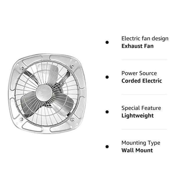 Crompton Drift Air Plus 300mm  Exhaust Fan (Silver)