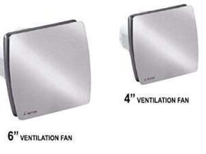 Rexton Fully Cover Front Panel Ventilation Exhaust Fan Pearl(I)-R21277 … (4 inches)