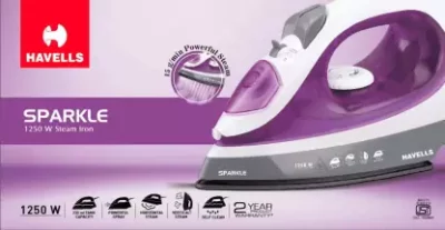 Havells Steam Iron Sparkle 1250w Steam Iron Purple