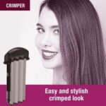 Havells HC4040 5 in 1 Hair Styler - Straightener, 19mm Curler, Crimper, Conical Curler & Volume Brush for Multiple Styles - (Silver & Black) (Silver & Black) (HC4045)