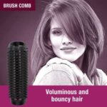 Havells HC4040 5 in 1 Hair Styler - Straightener, 19mm Curler, Crimper, Conical Curler & Volume Brush for Multiple Styles - (Silver & Black) (Silver & Black) (HC4045)