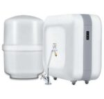 Havells UTC Alkaline Water Purifier with 360-degree rotation Faucet, Cu+Zn+Alkaline+natural minerals, 8 stage Purification, 8L Plasto-Steel tank, Double UV Purification tech.(RO+UV), (Grey and White)