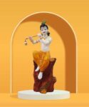 Krishna Statue Big Size for Mandir Decor / living room / Guest room / Office Temple / Puja room / Kishan ji murti  (Size :: 21 x 6 Inches)