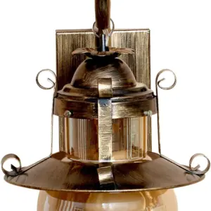 TRACKLITE  Wall Light/Wall Lamp to Décor Home/Living Room/Bedroom/Office/Dining/Cafe/Restaurants, Doom Design, Golden Antique ( WITH BULB FREE FREE FREE )