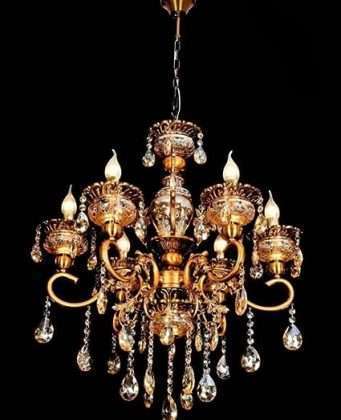 TRACKLITE  JHUMMAR  Enterprises Home Decor Light Fixture Antique Style Chandelier for Home Decor Drawingromm Livingroom Kidsroom  light with led bulp                   (INSTALLATION FREE WITH 8 BULB FREE FREE )