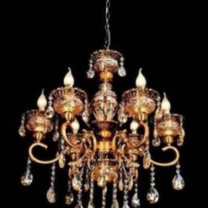 TRACKLITE  JHUMMAR  Enterprises Home Decor Light Fixture Antique Style Chandelier for Home Decor Drawingromm Livingroom Kidsroom  light with led bulp                   (INSTALLATION FREE WITH 8 BULB FREE FREE )
