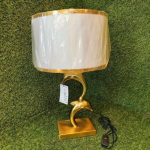 TRACKLITE LAMP Set of 1 Table Lamps with USB Ports, Modern Bedside Lamp with LED Night Light, Bedside Lamp for Bedroom, Nightstand Lamps for Living Room Office (Gold + WITHE )(1 Bulbs Include)   ( 21- inch L   __   13- inch W )