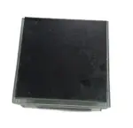 TRACKLITE Rectangular Ice Cube Shaped Modern Outdoor Gate Entrance Lights for Pillars and Poles, Home and Garden (Black)(Metal) ( WITH 1 BULB FREE FREE ) ( 12- inch L    __   7- inch W  )