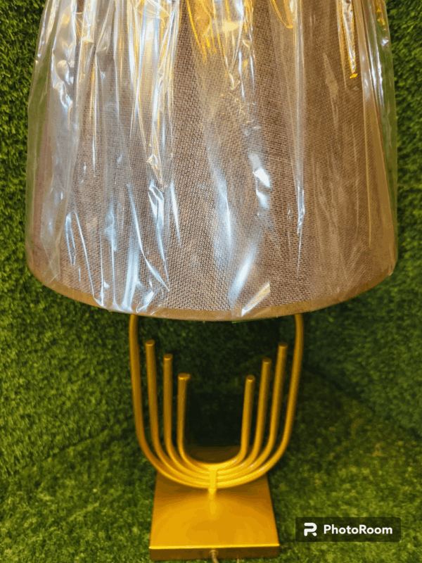 TRACKLITE TABLE LAMP  Modern Table Lamp Brass Antique Gold Diameter Drum Lampshade Pack of 1 ( WITH 1 BULB FREE FREE )  ( 26- inch L  - 9- inch W )