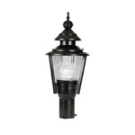 TRACKLITE Relic Black Iron Gate Lights by Jainsons Lights - Js-072-Gl-Big - ( WITH 1 BULB FREE FREE ) ( 20- inch L   _   9- inch W )