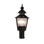 TRACKLITE Relic Black Iron Gate Lights by Jainsons Lights - Js-072-Gl-Big - ( WITH 1 BULB FREE FREE ) ( 20- inch L   _   9- inch W )