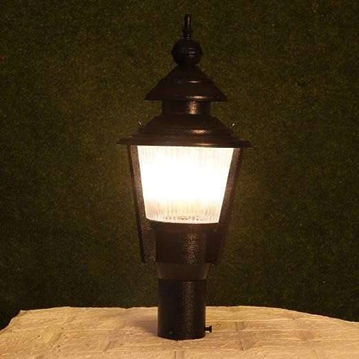 TRACKLITE Relic Black Iron Gate Lights by Jainsons Lights - Js-072-Gl-Big - ( WITH 1 BULB FREE FREE ) ( 20- inch L   _   9- inch W )