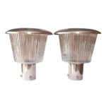 TRACKLITE Super LIGHTWALAS Stailness Steel Metal Cast with Royal Looking Water Proof Rust-Resistant Decorative Exterior/Outdoor Light/Gate Light Pillar Light Garden Light (WITH 1 BULB FREE FREE ) ( 10-inch L __ 9-inch W ) Set of 1PC