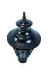 Tracklite Big Gate Light Metal Black Decorative Outdoor Light, Gate Light, Garden Lights with Led Bulb Include Pack of 1 (Black) (WITH 1 BULB FREE) (13-inch L_  7-inch W )