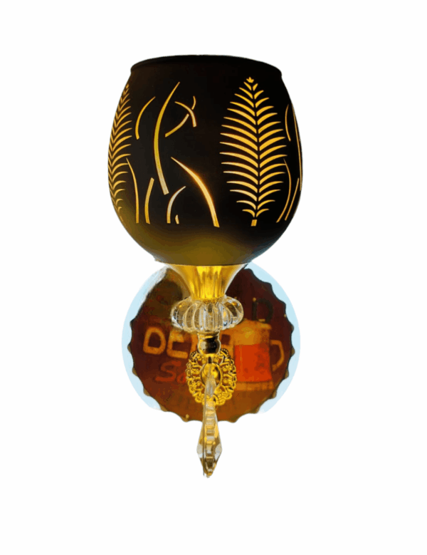 TRACKLITE WALL LIGHT soft light Simple Bedside LIGHT, Fabric Crystal Red LED Eye Protection Dimmable Night WALL LIGHT ,for Family Bedroom Study Children Desk (Color : Red, Black ( WITH 1 BULB FREE )