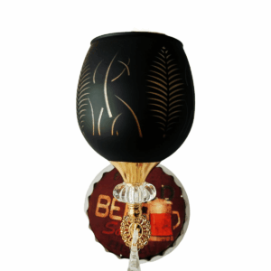 TRACKLITE WALL LIGHT soft light Simple Bedside LIGHT, Fabric Crystal Red LED Eye Protection Dimmable Night WALL LIGHT ,for Family Bedroom Study Children Desk (Color : Red, Black ( WITH 1 BULB FREE )