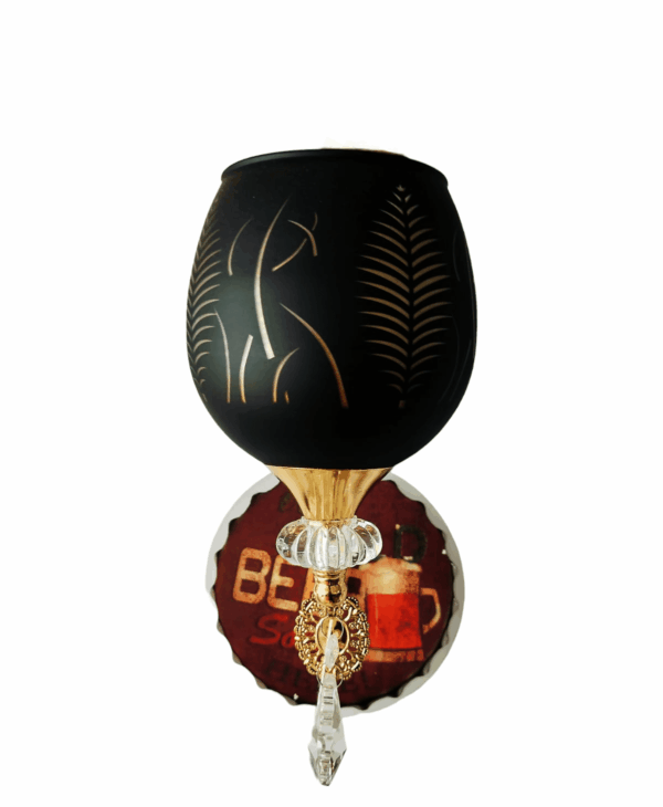 TRACKLITE WALL LIGHT soft light Simple Bedside LIGHT, Fabric Crystal Red LED Eye Protection Dimmable Night WALL LIGHT ,for Family Bedroom Study Children Desk (Color : Red, Black ( WITH 1 BULB FREE )