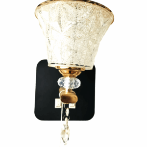 TRACKLITE WALL LIGHT soft light Simple Bedside LIGHT, Fabric Crystal Red LED Eye Protection Dimmable Night WALL LIGHT ,for Family Bedroom Study Children Desk( WITH 1 BULB FREE )