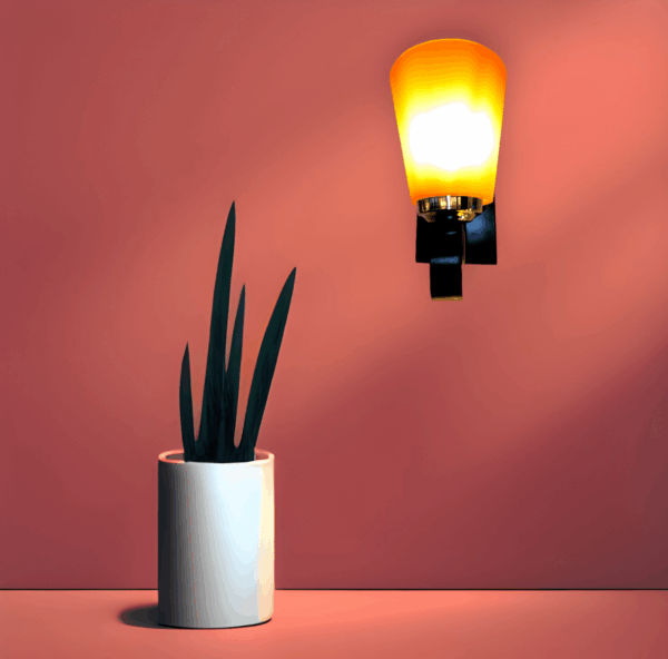 TRACKLITE led/Bulb Single Wall Light for Room Hall Shop Office restro etc. (ORANGE )