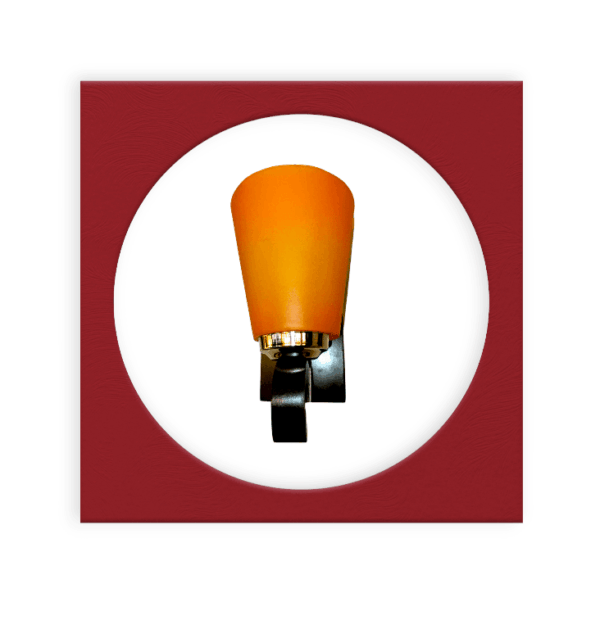 TRACKLITE led/Bulb Single Wall Light for Room Hall Shop Office restro etc. (ORANGE )